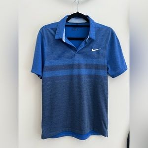 Mens Nike blue golf shirt size small